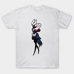 Hornet, the Hollow knight, and the little ghost T-Shirt